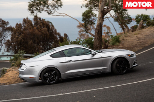 Ford Mustang Ecoboost driving