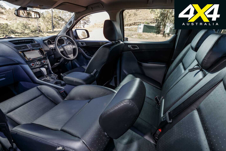 2018 Mega Ute Test Mazda BT 50 GT Cabin Jpg