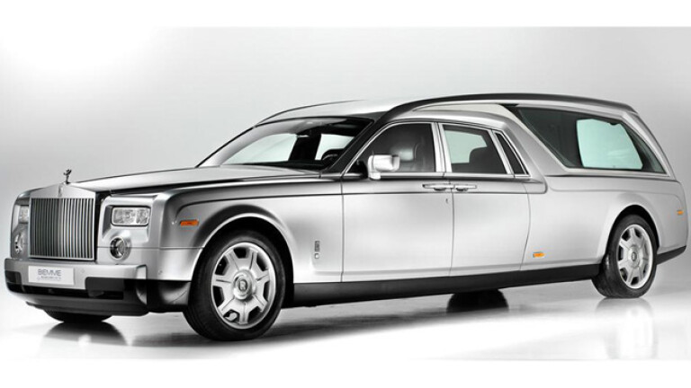Rolls Royce hearse lets you leave in style