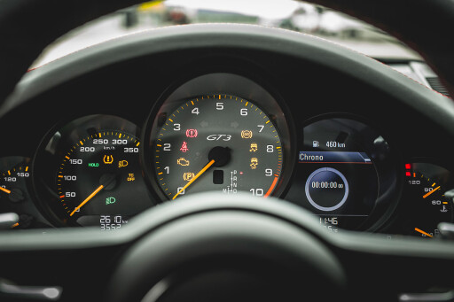 Porsche 911 GT3 steering wheel