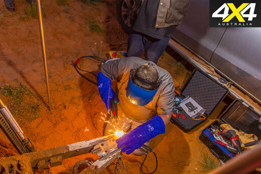 Welding in the outback