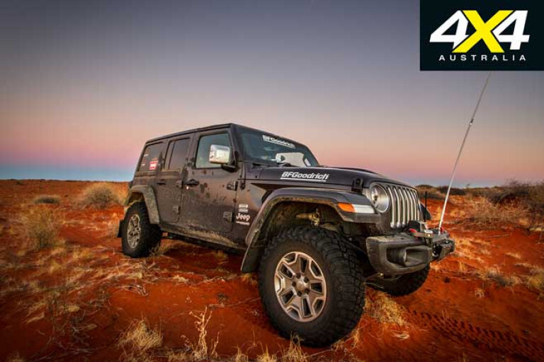 BF Goodrich East West Australia Jeep Expedition Sunrise Jpg