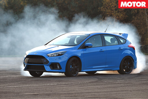 Ford Focus RS drifting