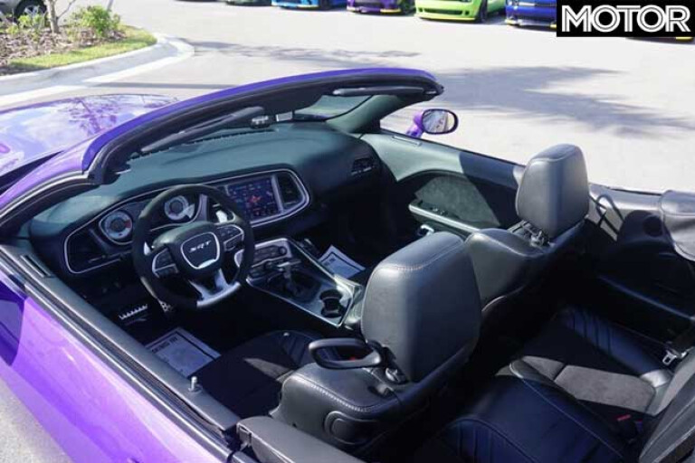 Custom Dodge Challenger SRT Demon Convertible Interior Jpg