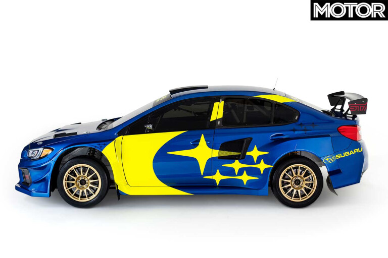 2019 Subaru WRX Blue Gold Livery Jpg