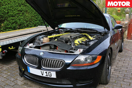 BMW Z4 with a Dodge Viper V10 engine