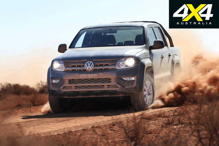 Outback Comparison Volkswagen Amarok Core Plus Front Dust Jpg