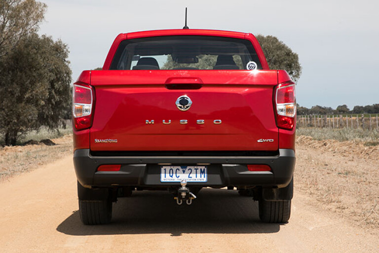 SsangYong Musso XLV Ultimate tailgate
