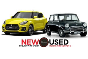 2018 Suzuki Swift Sport vs 1966 Mini Cooper S new vs used