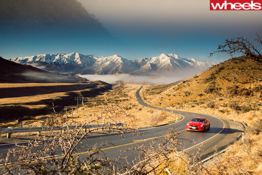 Nissan -GT-R-shakey -isle -new -zealand -driving -mountains