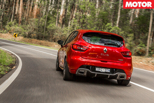 Renault Sport Clio Trophy rear driving