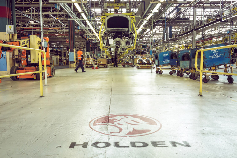 Holden factory floor