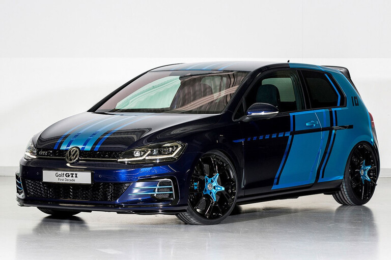 Volkswagen reveals hybrid 300kW AWD Golf GTi concept