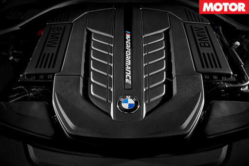 BMW M760Li engine