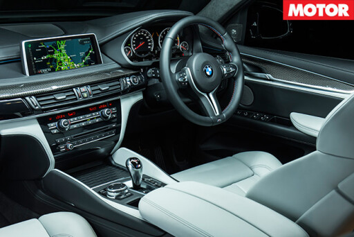BMW X6M interior