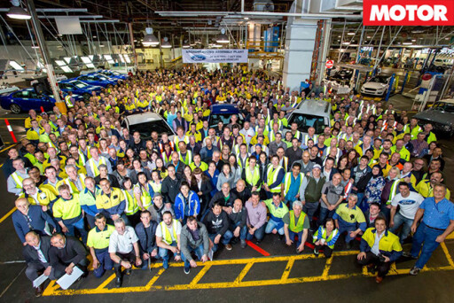 Ford falcon broadmeadows assembly team