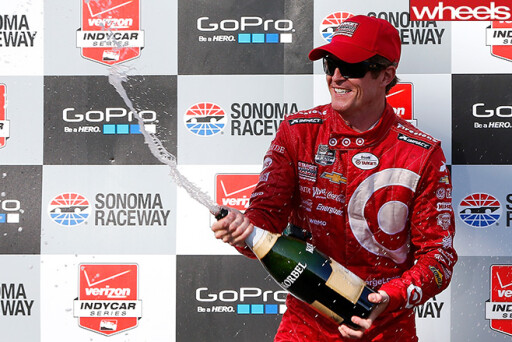 Indycar -racer -Scott -Dixon -wins -GP