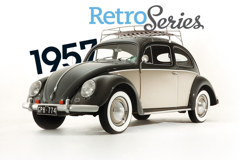 Retro 1957 Volkswagen Beetle