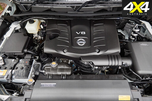 Y62 Nissan Patrol Ti engine