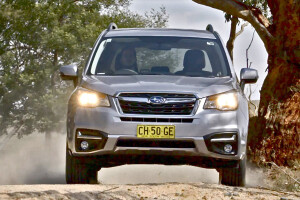 Subaru Forester Silver Driving Front On Jpg