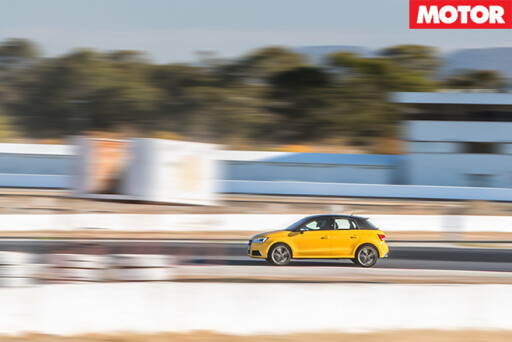 Audi S1 driving side view