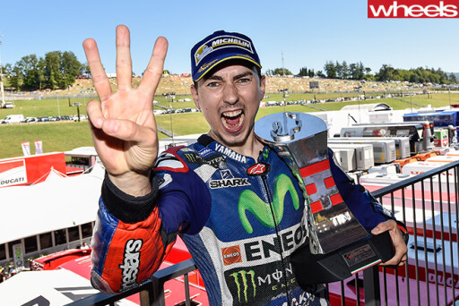 Lorenzo -Moto GP-winner