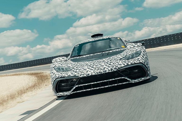 Mercedes-AMG Project One track test