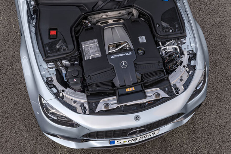 2021 Mercedes-AMG E63 S engine