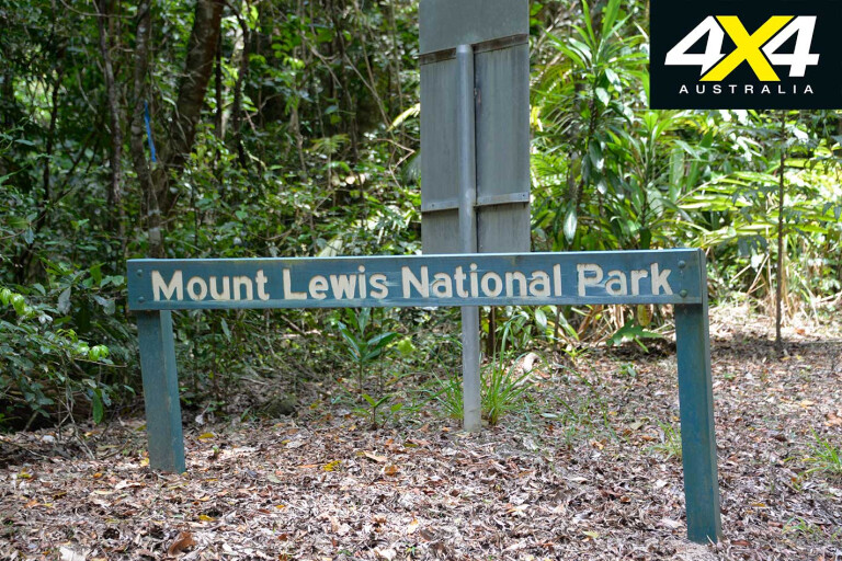 Mount Lewis National Park QLD Signage Jpg