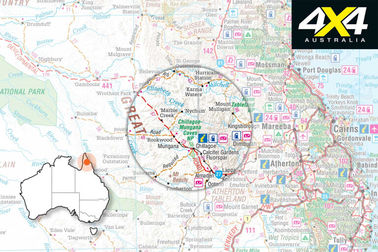 Chillagoe QLD 4 X 4 Travel Guide Map Location Jpg