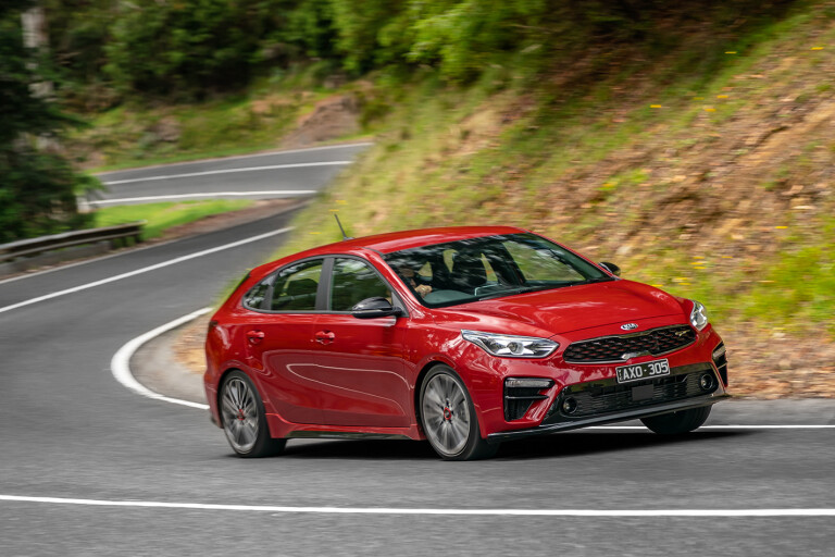 2019 KIA CERATO HATCH GT Front Side Action 2 Jpg