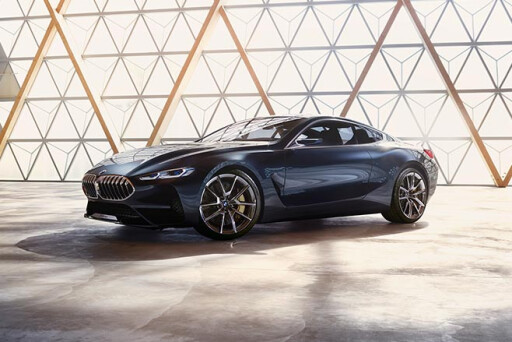 BMW 8 Series concept indoors