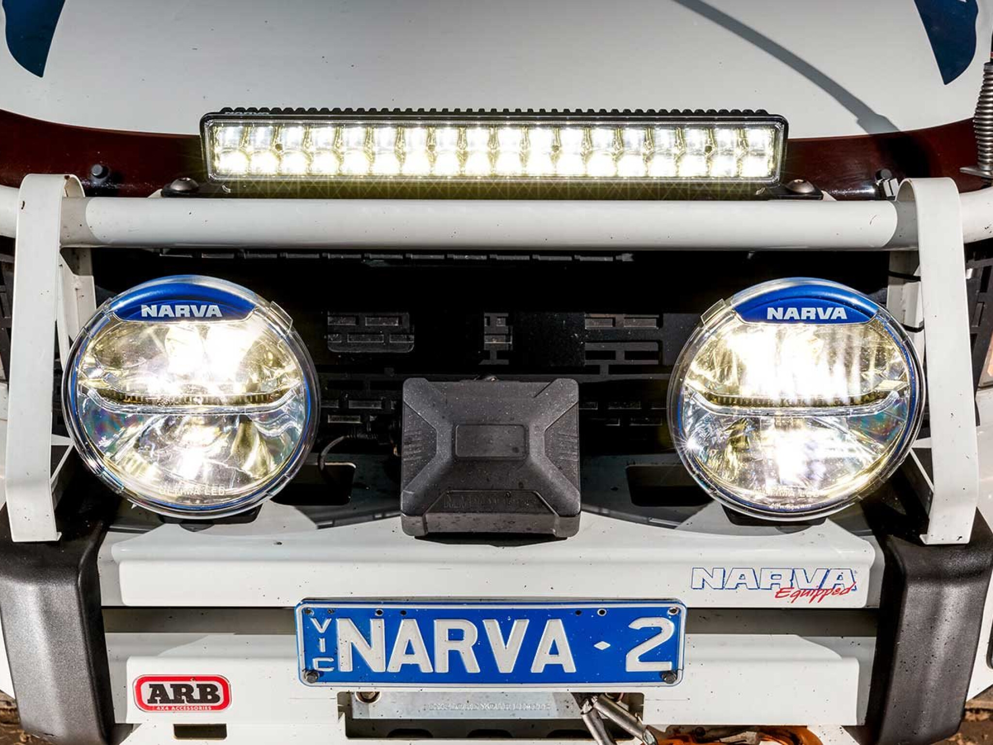 Narva Ultima LED 225 driving lights and Explora light bar: product