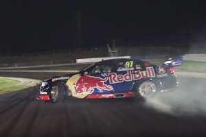 Shane Van Gisbergen Red Bull night drift