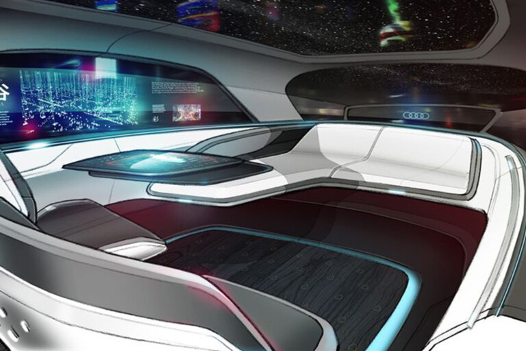 Audi Long Distance Lounge Concept reveals its car interior of the future