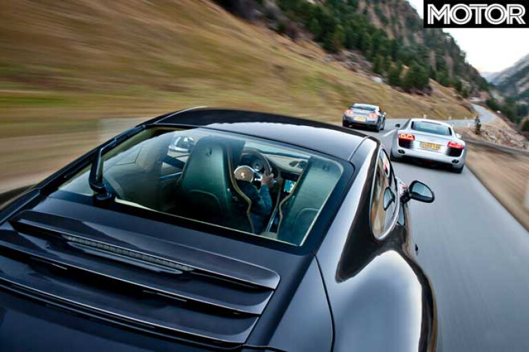 2012 Porsche 911 Vs Audi R 8 Vs Nissan GT R Alpine Road Test Jpg