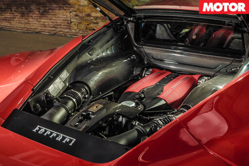 Ferrari 488 engine