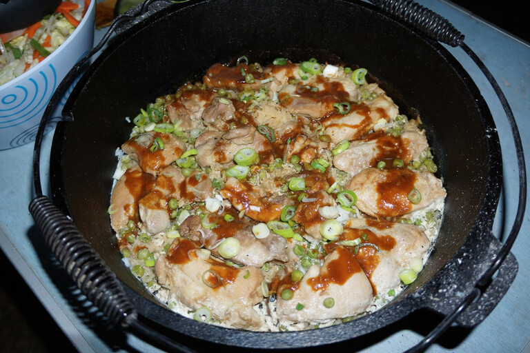 hoisin chicken with rice main