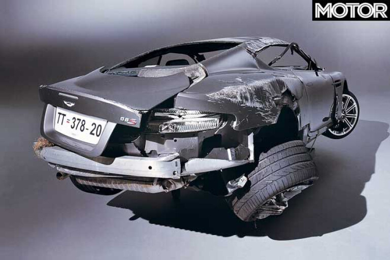 Aston Martin DBS James Bond Casino Royale Stunt Car Rear 281 29 Jpg