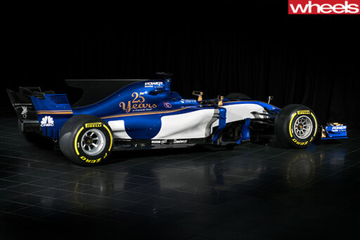 Sauber F1 race car