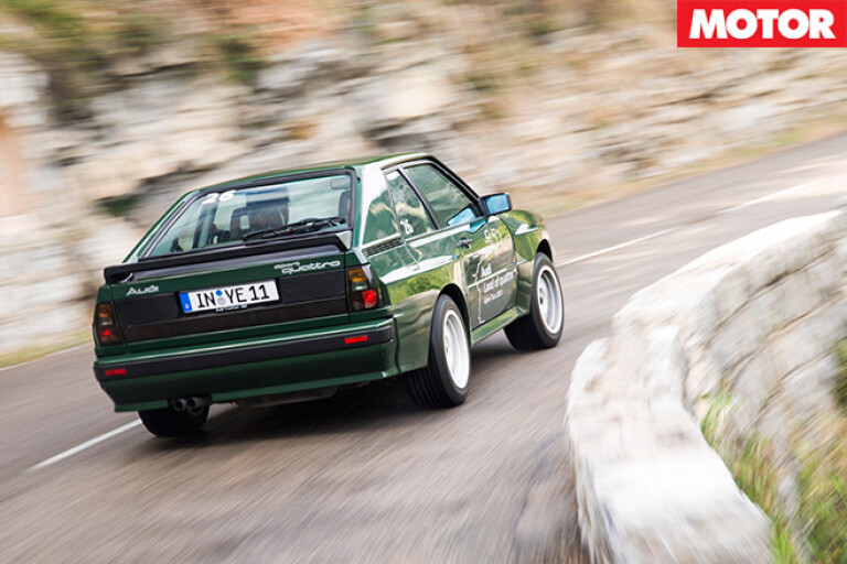 Audi Sport Quattro Alpine drive