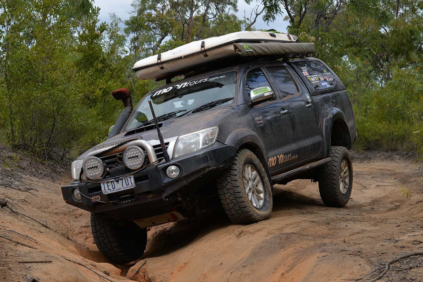 2015 Toyota Hilux in the 4x4 shed