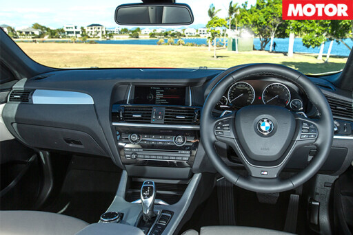 BMW X4 35i interior