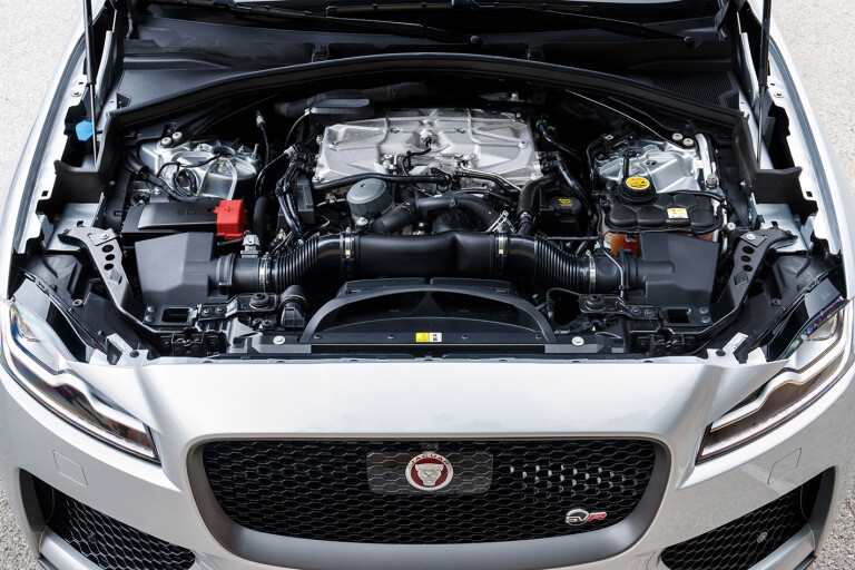 2019 jaguar f-pace svr engine