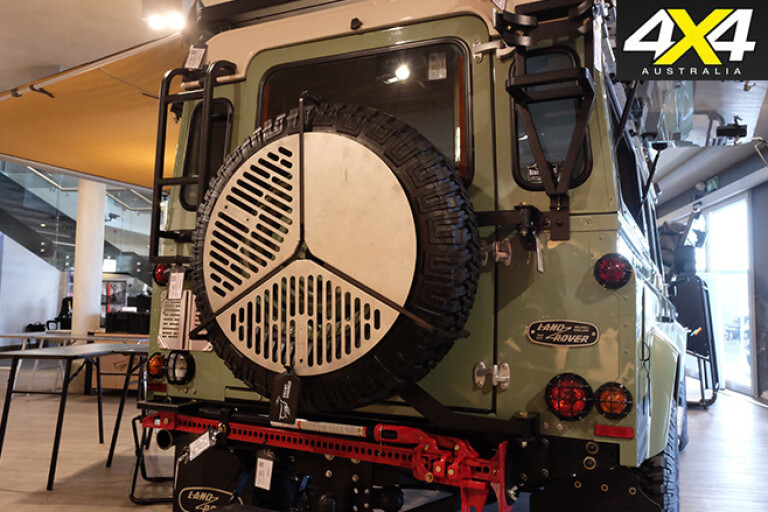 Land Rover fitted with Front Runner gear