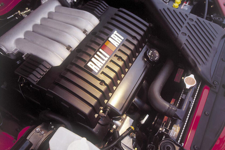 Mitsubishi Ralliart V6 engine bay