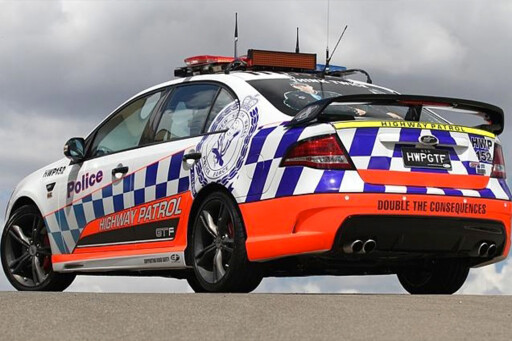 NSW Highway Patrol FPV GT F rear
