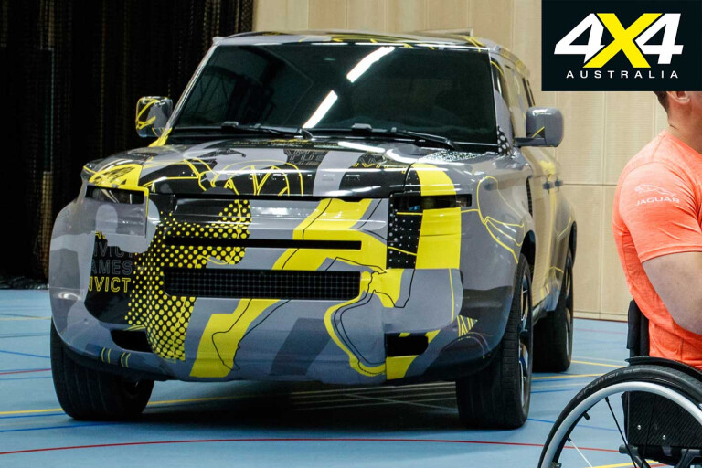 2020 Land Rover Defender Invictus Games Livery Front Jpg