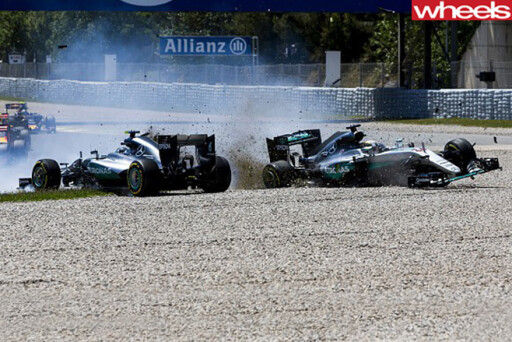 Spanish -F1-Grand -Prix -crash