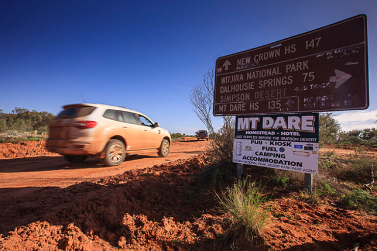 Ford Everest in Outback